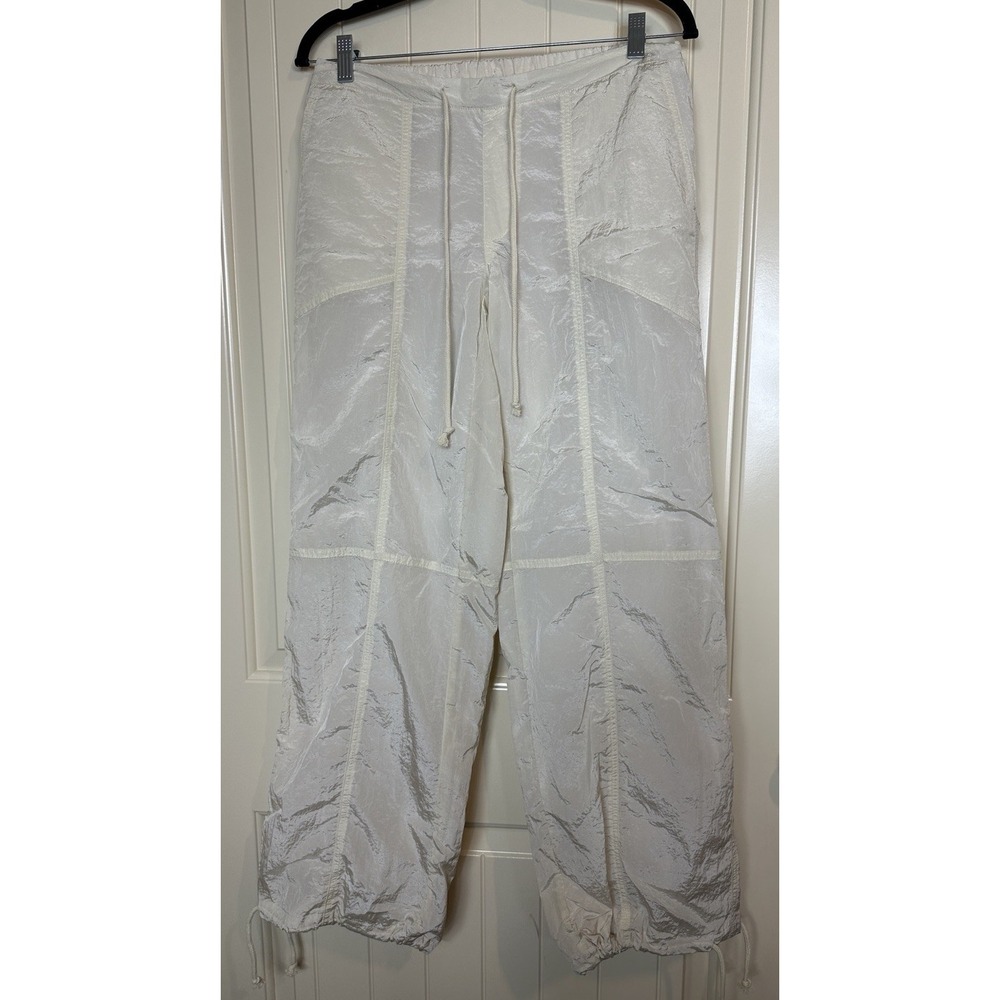 Wild Fable Women's Mid Rise Relaxed Fit Full Parachute Pants Lightweight sz XXS